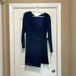 Lilly Pulitzer Lace Wrap Romper XL